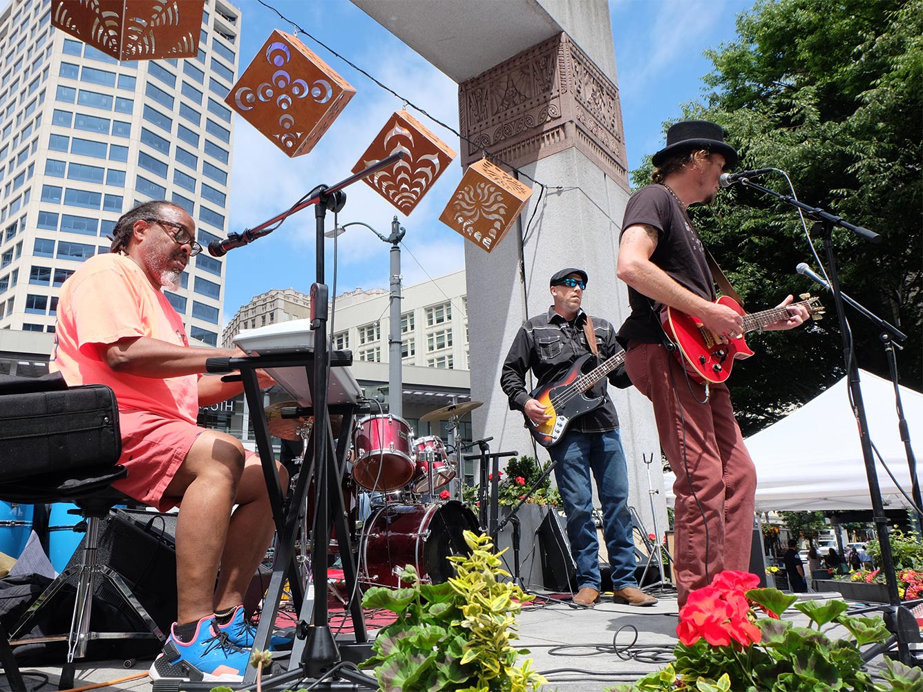 Live music in Westlake Park