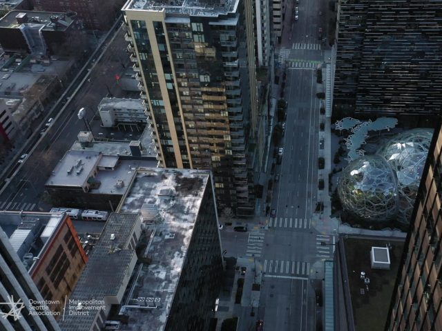 Downtown aerial