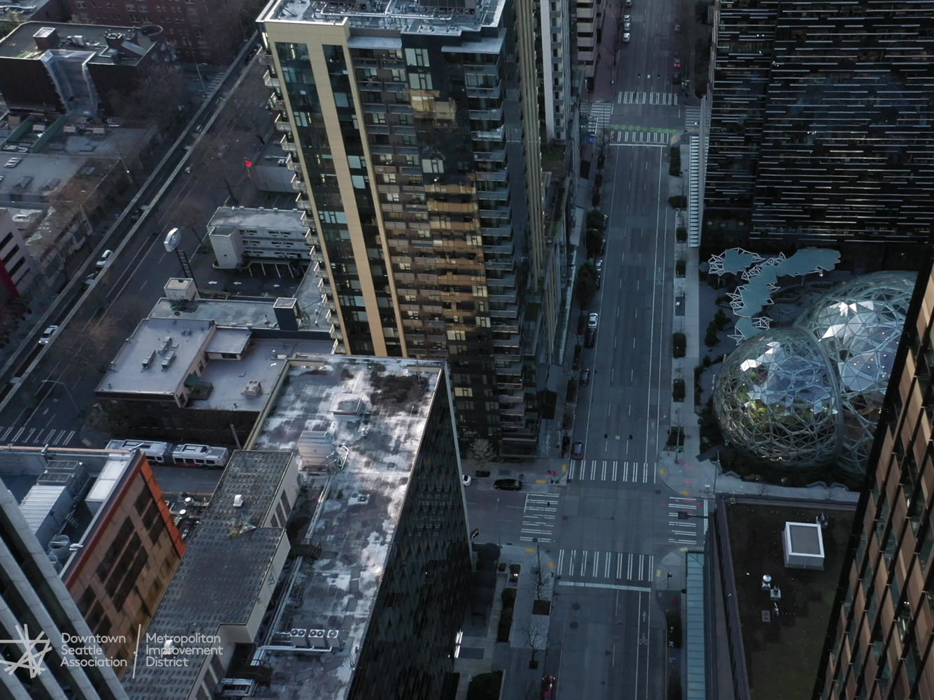 Downtown aerial