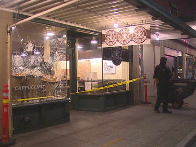 Starbucks damage