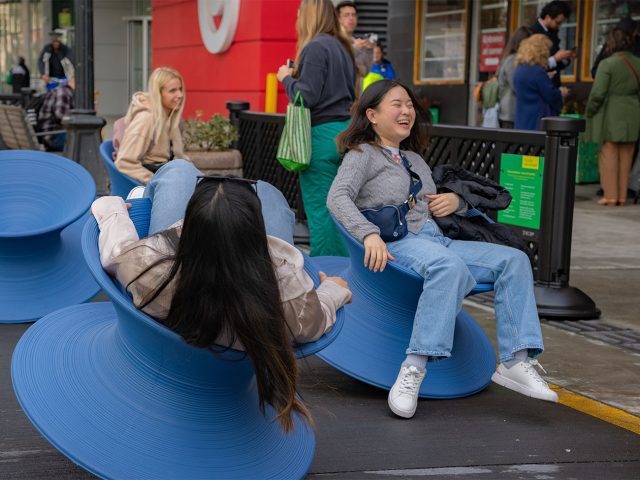 Spinny chairs and smiles