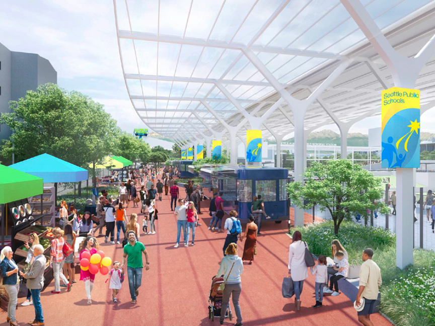 Seattle Center rendering